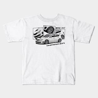 Impreza WRX STI, JDM Kids T-Shirt